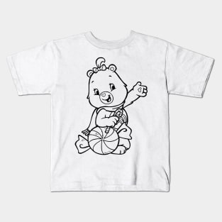 playing soccer Kids T-Shirt